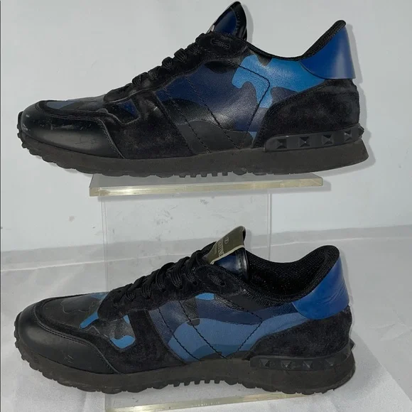 VALENTINO GARAVANI ROCK RUNNER CAMOUFLAGE MENS SNEAKERS FTL-10-193